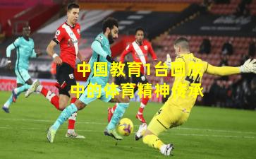 中国教育1台回放中的体育精神传承